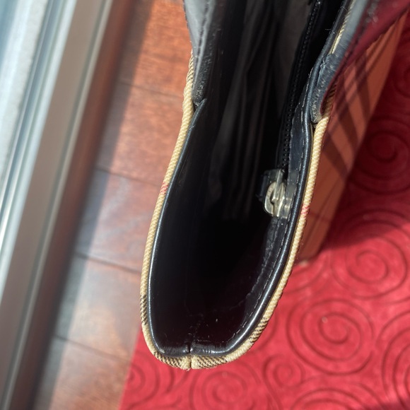 Authentic Burberry Beige House Check/Nova PVC Canvas and Leather Tote Bag - Picture 7 of 16